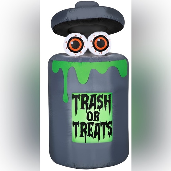 60 Inch Large Eyes Peeking Out of Trash Can - Picture 5 of 6